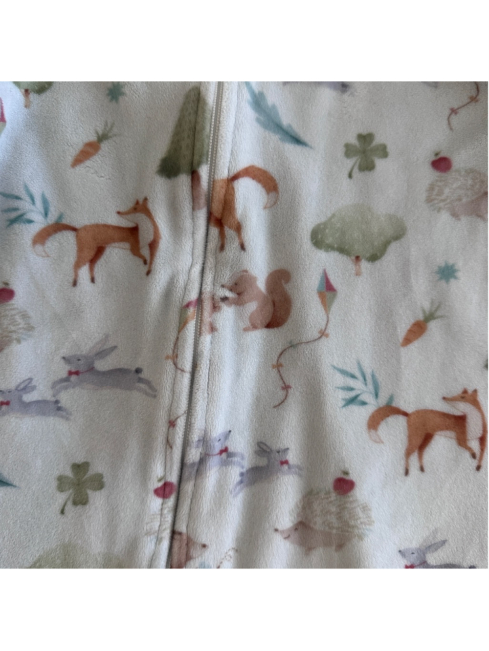 Romeo Baby Footie 12-18M Woodland Animal Fleece Sleeper - Picture 3 of 5